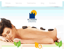 Tablet Screenshot of clinicarozalen.com
